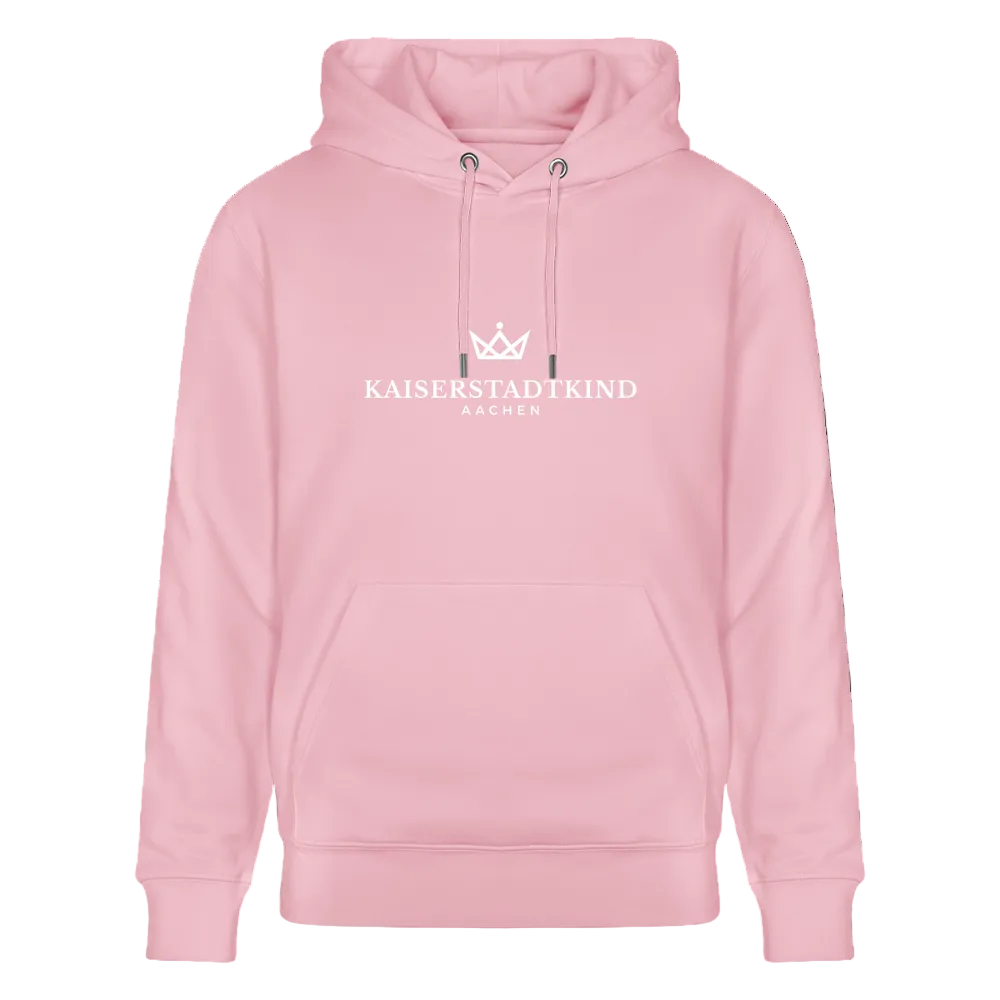 350gr. White Edition - CRUISER  Organic Hoodie - cotton pink