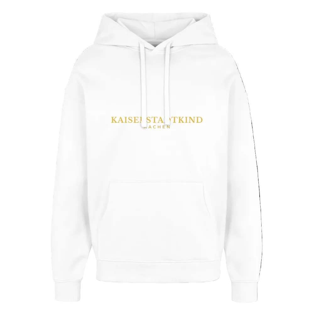 350gr.  Golden Letters Edition - Oversized Hoodie - white