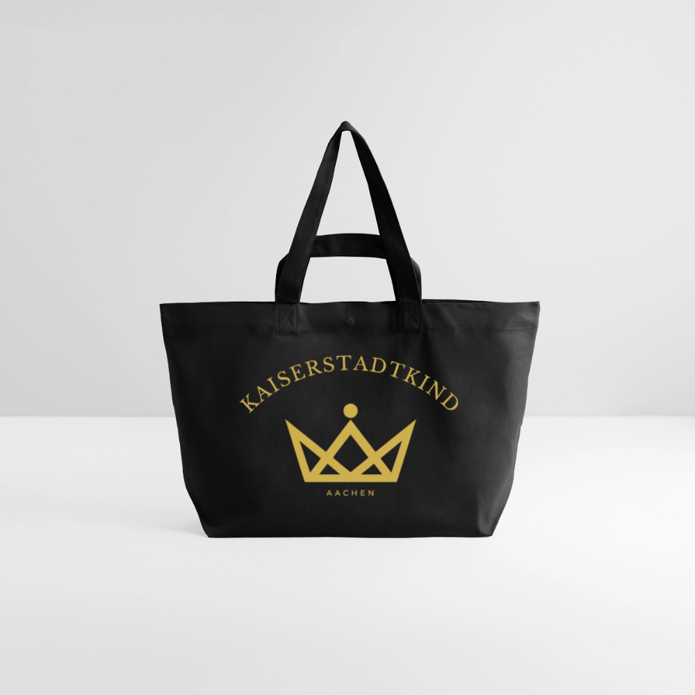 Kaiserstadtkind – Recycelte Shopping Bag - Schwarz