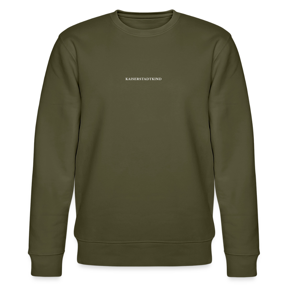 KAISERSTADTKIND White Letters - CHANGER  Organic Sweatshirt - khaki