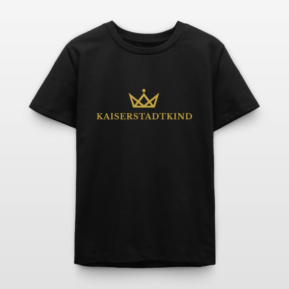 155gr. KAISERSTADTKIND Gold Edition - Teen´s T-Shirt - black