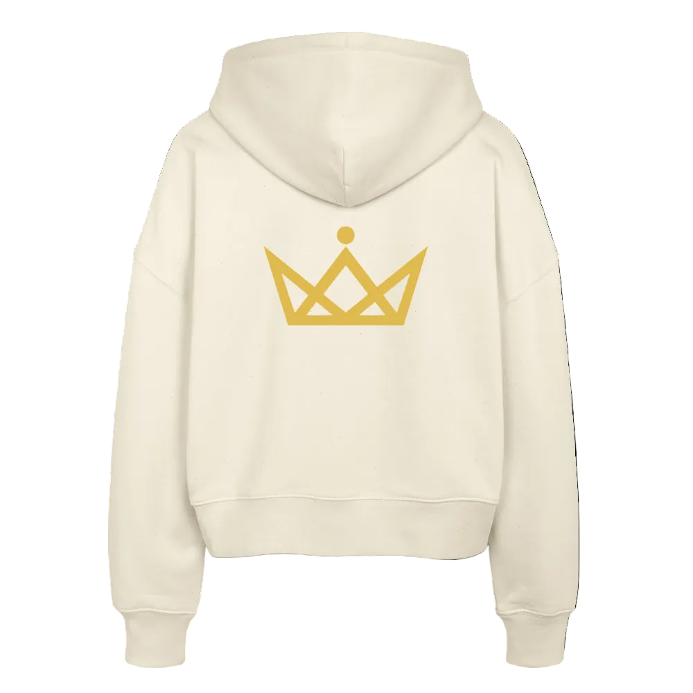 KAISERSTADTKIND Gold Edition - Boxy Bio Zip Hoodie Ida - Natur