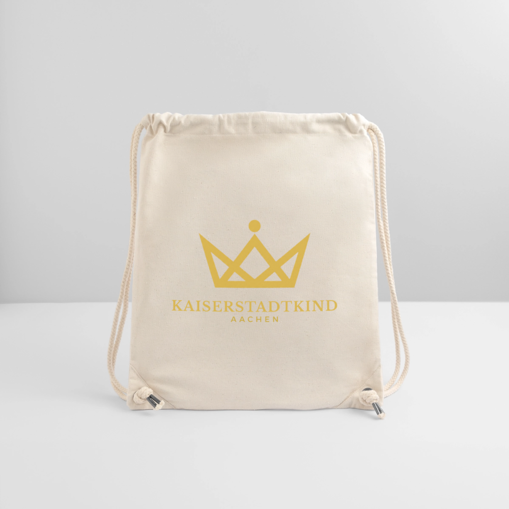 KAISERSTADTKIND Gold Edition -  Recycled Gym Bag - natural