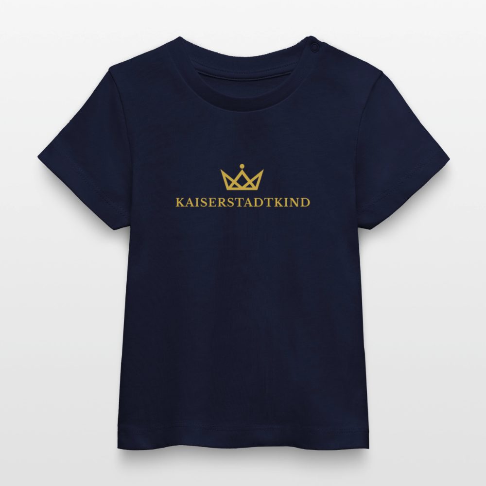KAISERSTADTKIND Gold Edition - BABY CREATOR Baby Organic T-Shirt - navy