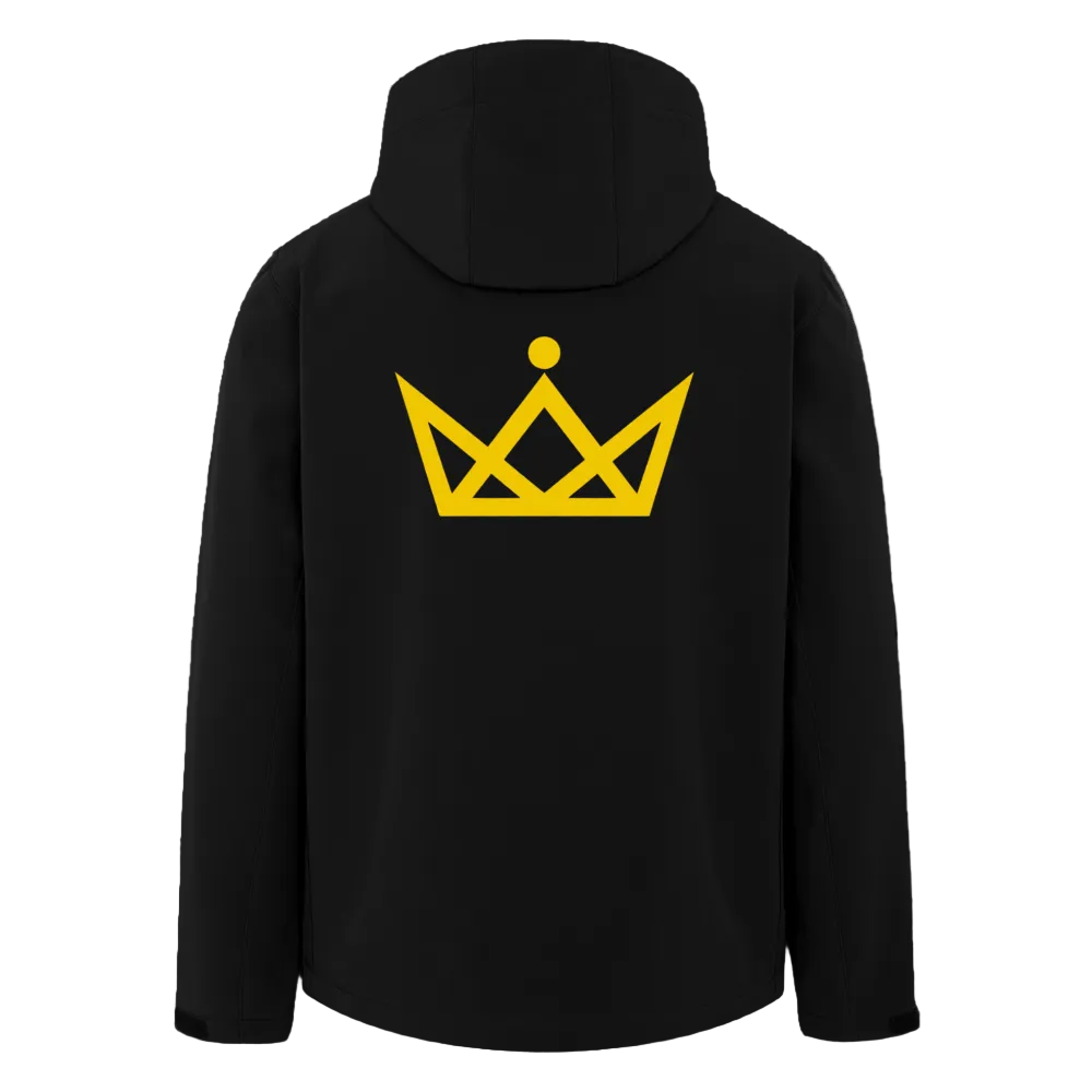 KAISERSTADTKIND Men's Recycled Softshell Jacket DISCOVERER - black