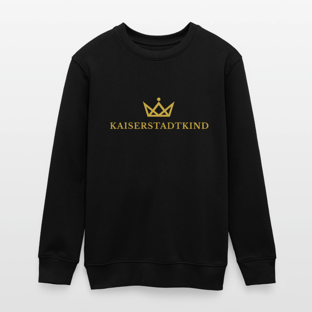 KAISERSTADTKIND Gold Edition - Mini Changer Organic Teen Sweatshirt - black