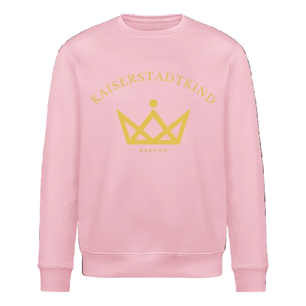 ROLLER Sweatshirt - Gold Front/Back Round - Hellrosa
