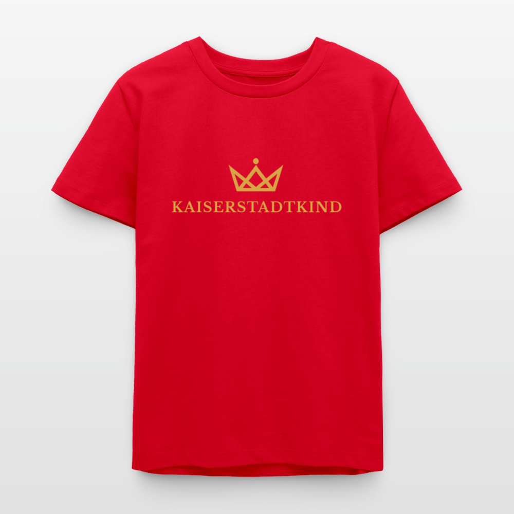155gr. KAISERSTADTKIND Gold Edition - Teen´s T-Shirt - red
