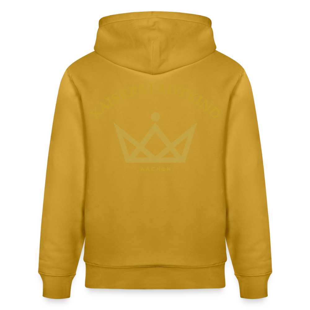 CRUISER Hoodie - Gold Front Script/Gold Back Round - Ocker