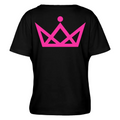 SERENA - Pink Front Script/Back Crown - Schwarz