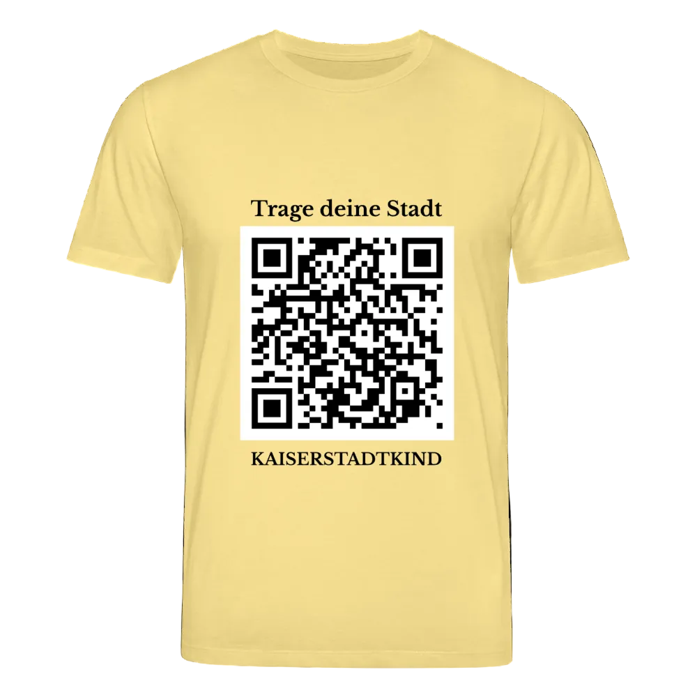 CREATOR T-Shirt - Front QR - Gelb Viva 