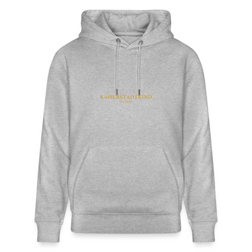 CRUISER Hoodie - Gold Front Script/Gold Back Round - Grau meliert