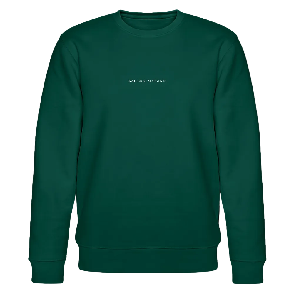 KAISERSTADTKIND White Letters - CHANGER  Organic Sweatshirt - forest