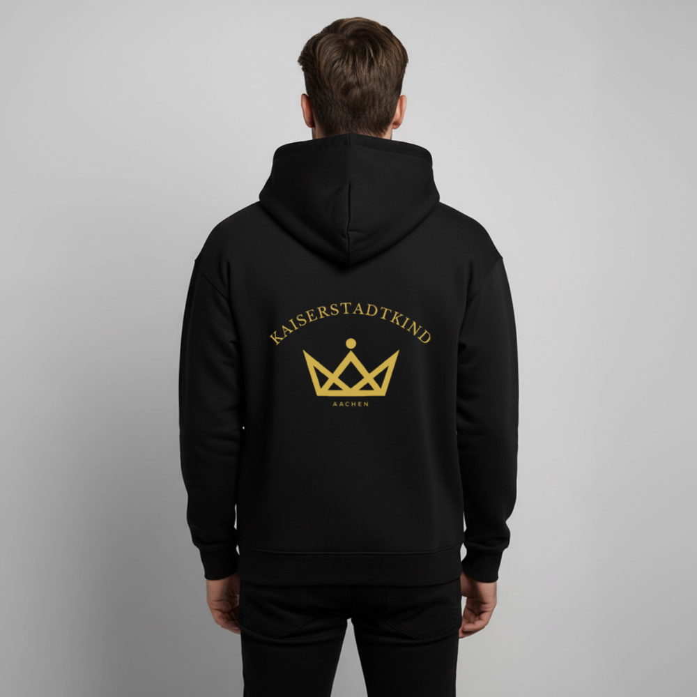 KAISERSTADTKIND Golden Circel - Oversized Hoodie - Schwarz