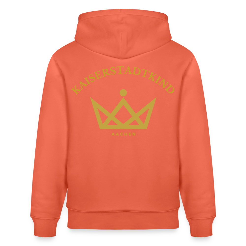 CRUISER Hoodie - Gold Front Script/Gold Back Round - Hellrot