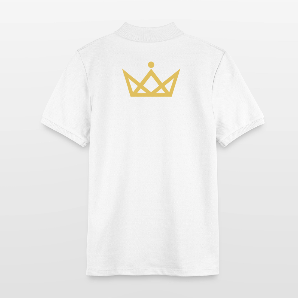 KAISERSTADTKIND 2Golden Crowns - Teen Organic Polo Shirt MINI SPRINTER - white