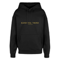 350gr.  Golden Letters Edition - Oversized Hoodie - black