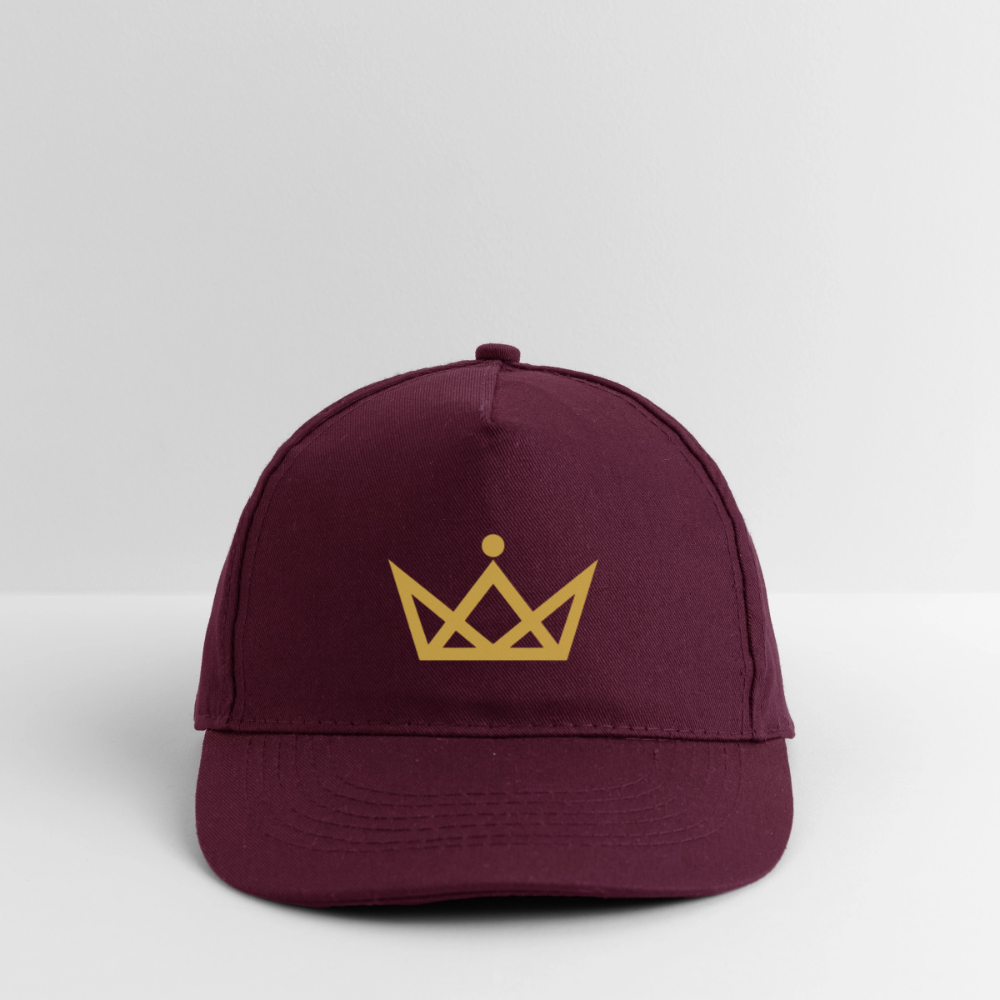 KAISERSTADTKIND Golden Crown - Organic Baseball Cap - burgundy