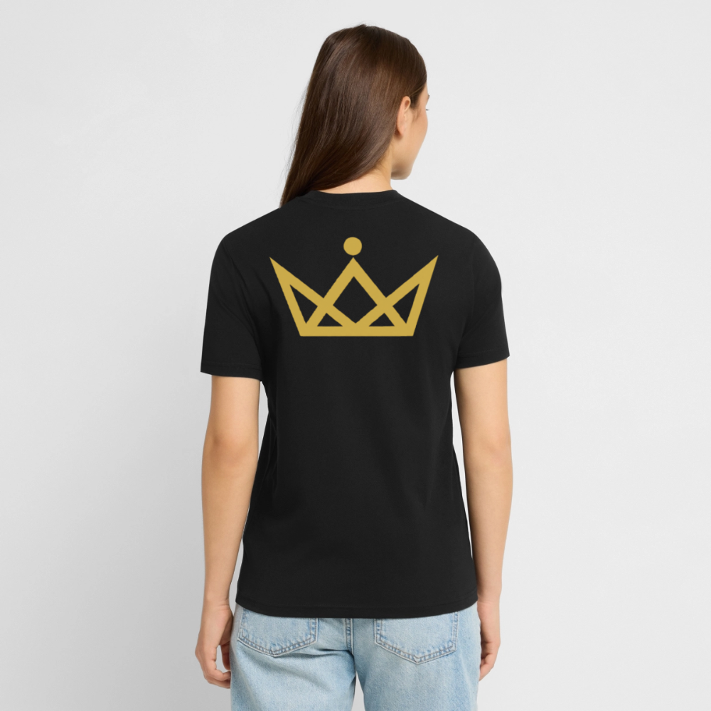 180gr. Golden Letters Edition  - Organic T-Shirt - black
