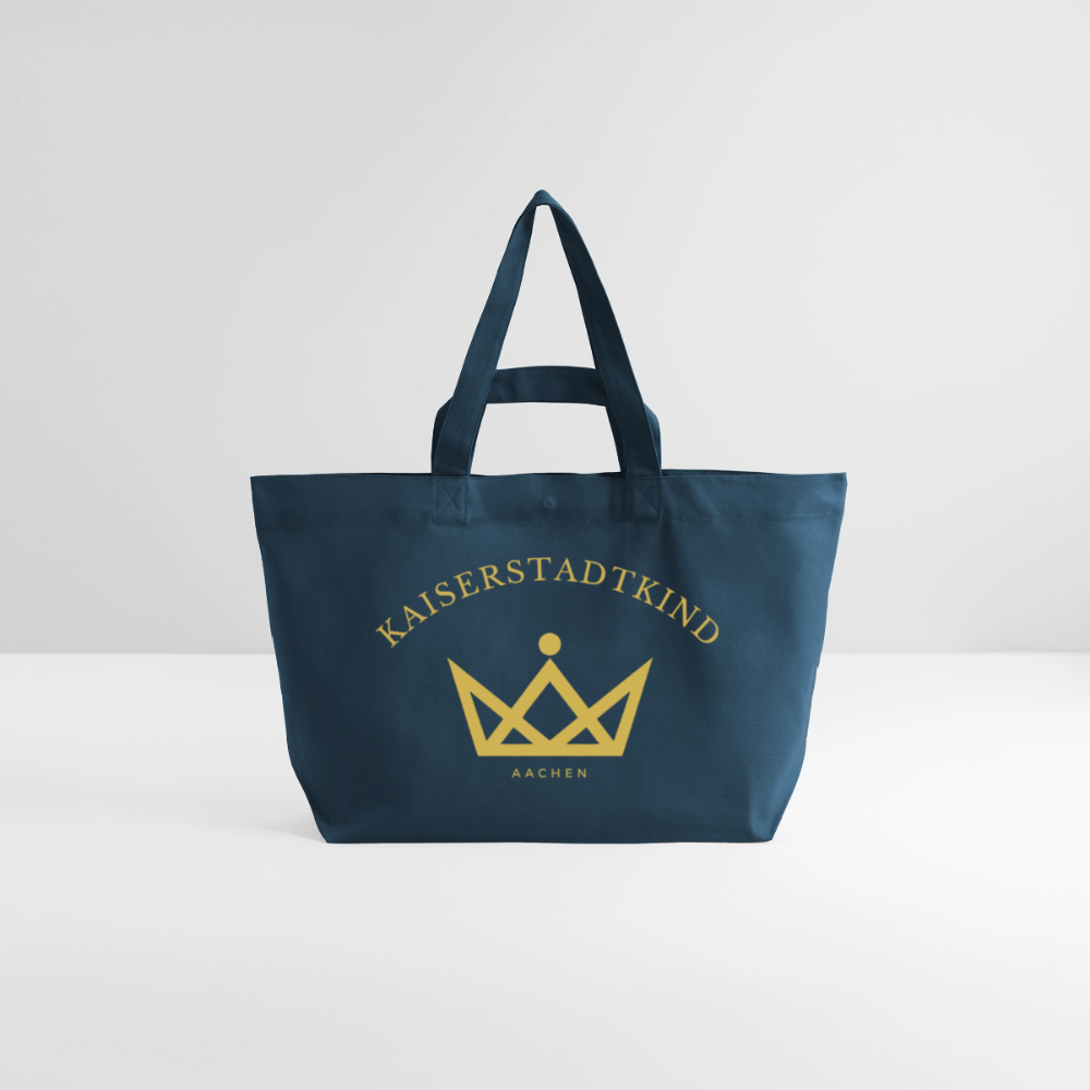 Kaiserstadtkind – Recycelte Shopping Bag - Tiefes Teal 