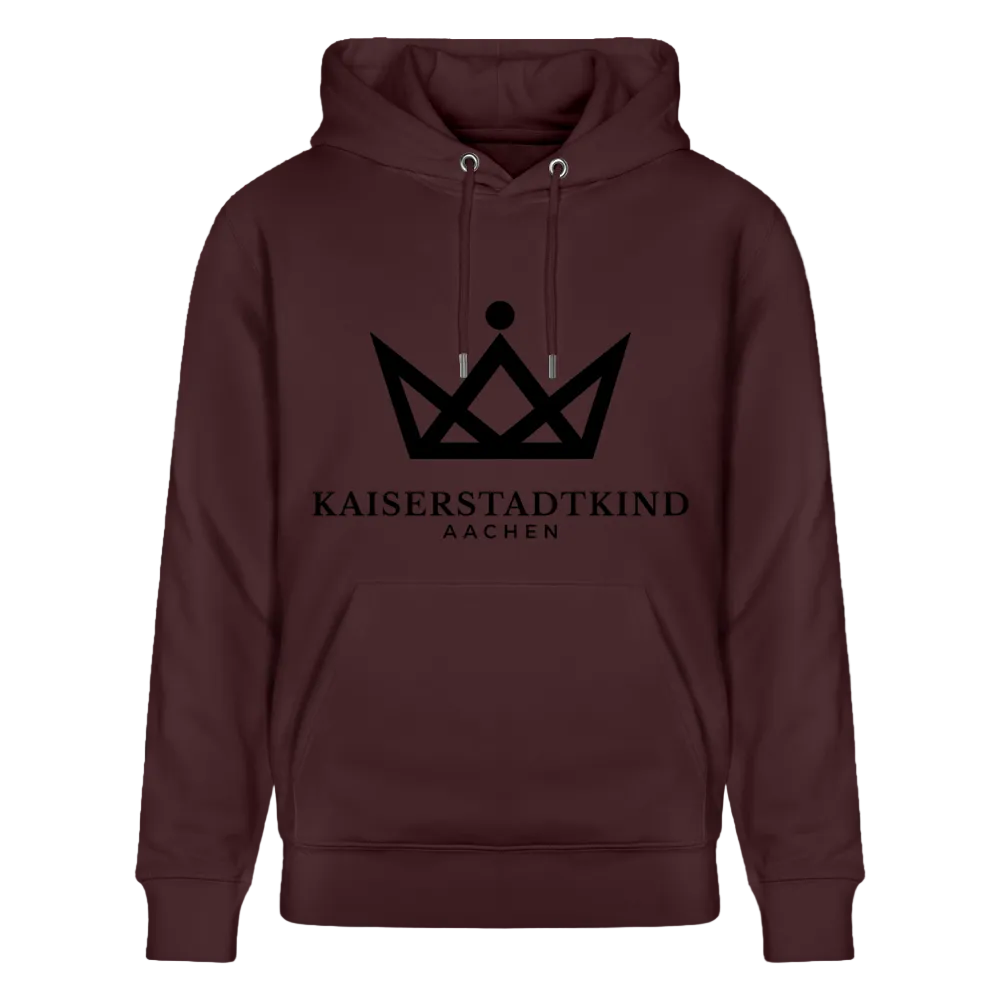 350gr. Black Edition - CRUISER  Organic Hoodie - maroon