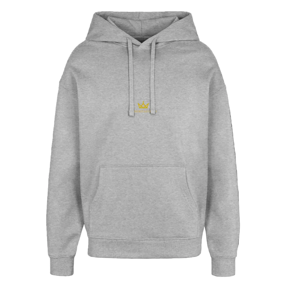 KAISERSTADTKIND Golden Circel - Oversized Hoodie - Grau meliert
