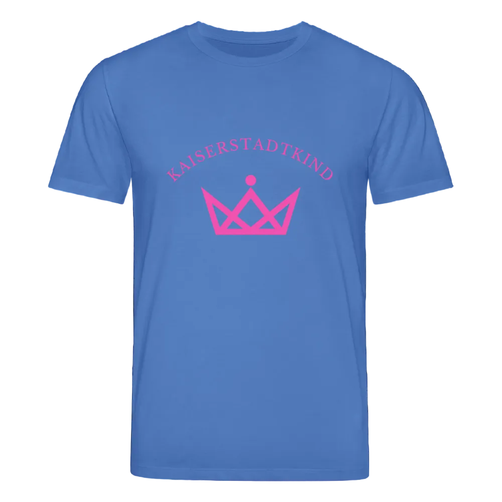 CREATOR T-Shirt - PINK Front Logo - Achtsames Blau