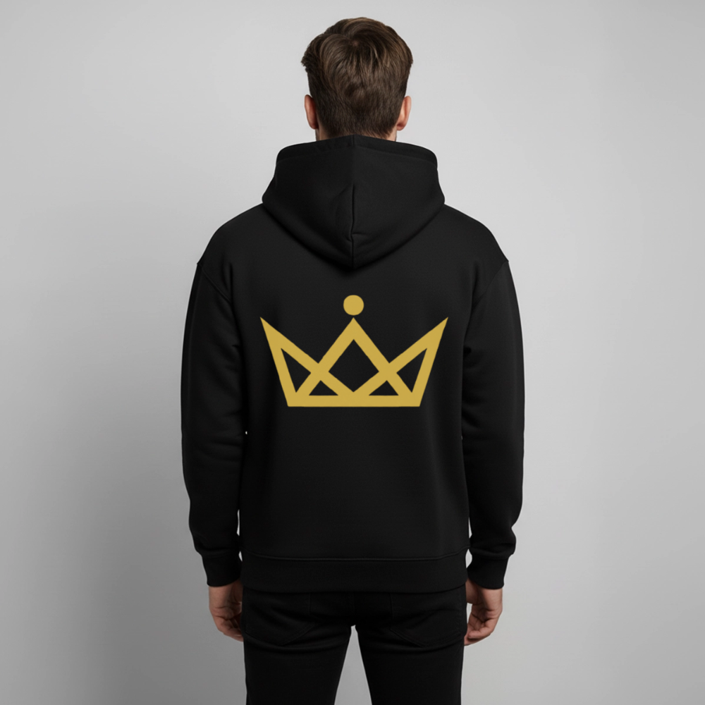 350gr.  Golden Letters Edition - Oversized Hoodie - black