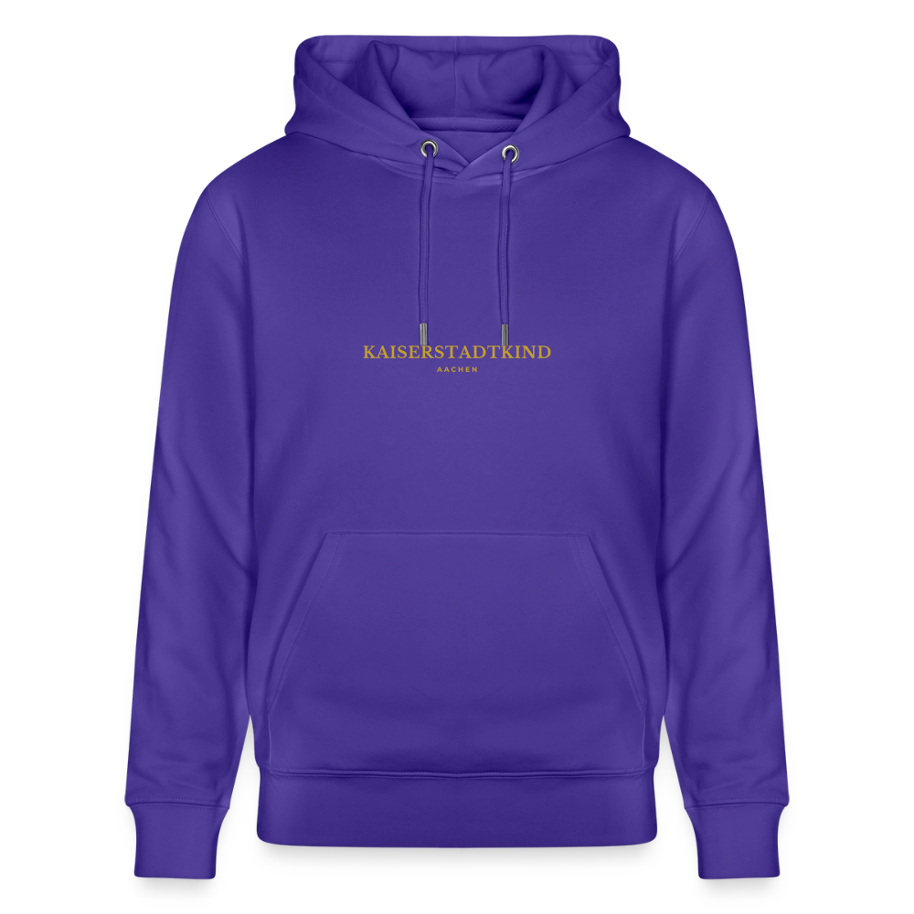 CRUISER Hoodie - Gold Front Script/Gold Back Round - Purple Love 