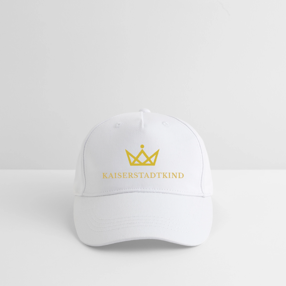 KAISERSTADTKIND Gold Edition - Organic Kids’ Baseball Cap - white