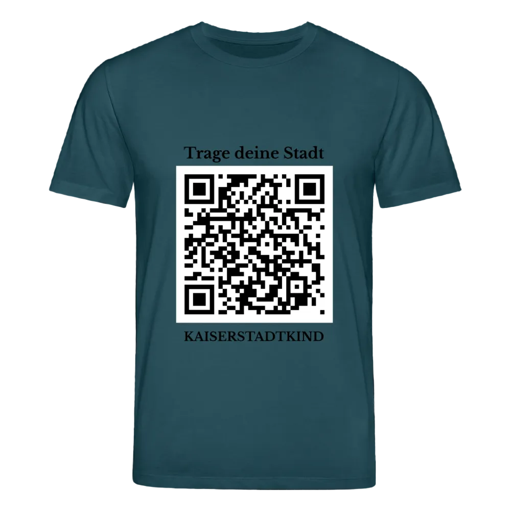 CREATOR T-Shirt - Front QR - Dunkles Petrol