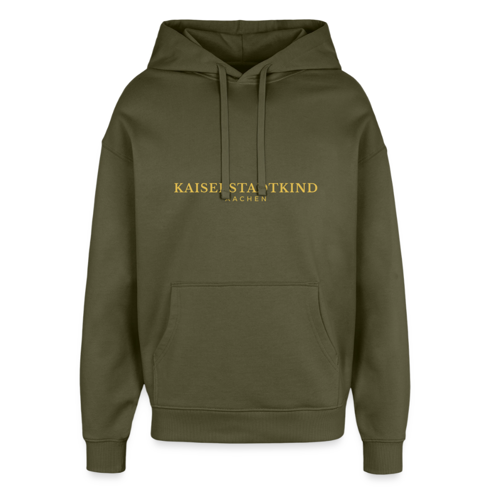 350gr.  Golden Letters Edition - Oversized Hoodie - khaki