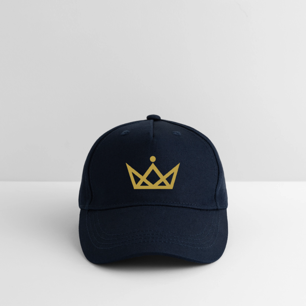 KAISERSTADTKIND Golden Crown - Organic Kids’ Baseball Cap - navy