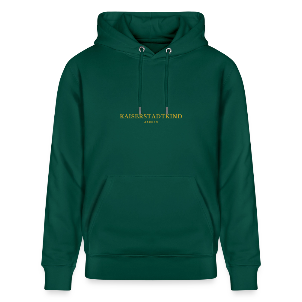 CRUISER Hoodie - Gold Front Script/Gold Back Round - Forest