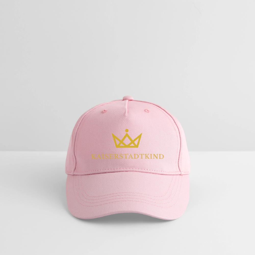 KAISERSTADTKIND Gold Edition - Organic Kids’ Baseball Cap - light pink