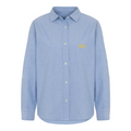 KAISERSTADTKIND Golden Crown / White Letters Edition - Oxford Hemd - Carolina Blue