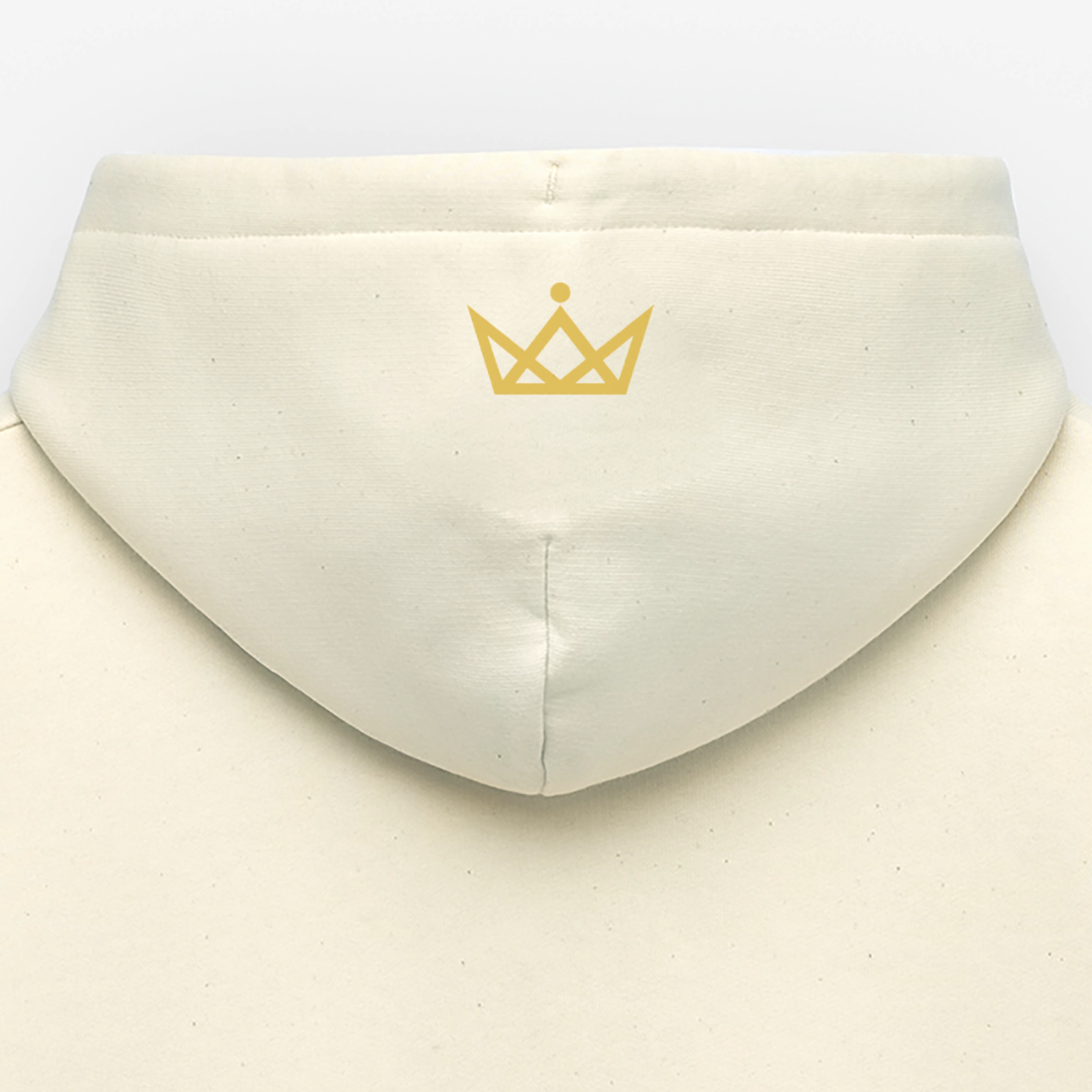 NORA Hoodie - Gold Front Logo/Hood Crown - Natur