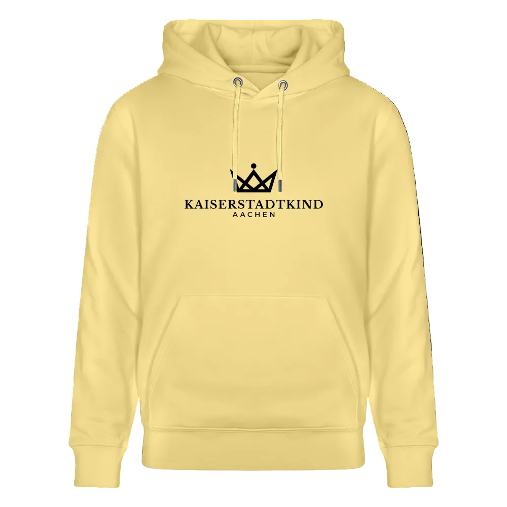 350gr. White Edition - CRUISER  Organic Hoodie - Gelb Viva 