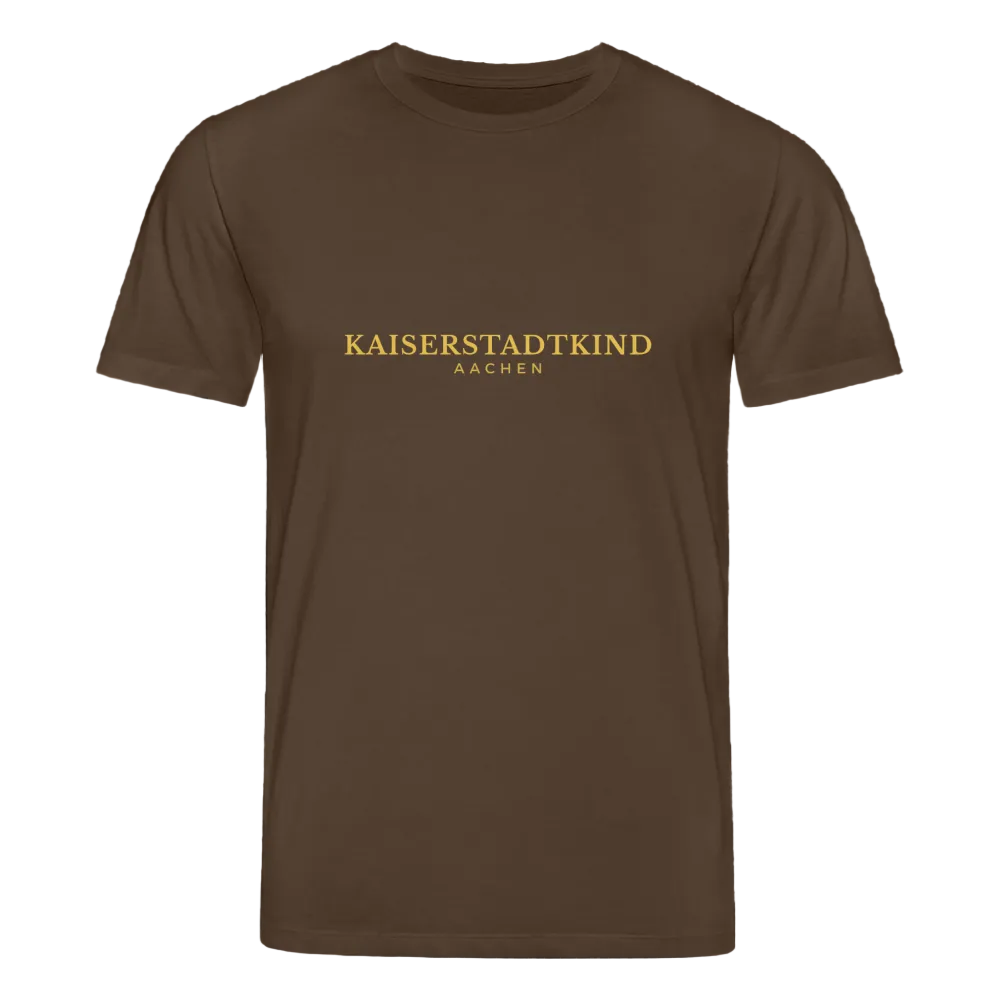 180gr. Golden Letters Edition  - Unisex Organic T-Shirt - mocha