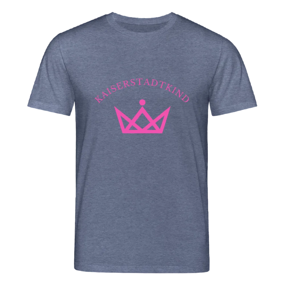 CREATOR T-Shirt - PINK Front Logo - Dunkelblau meliert