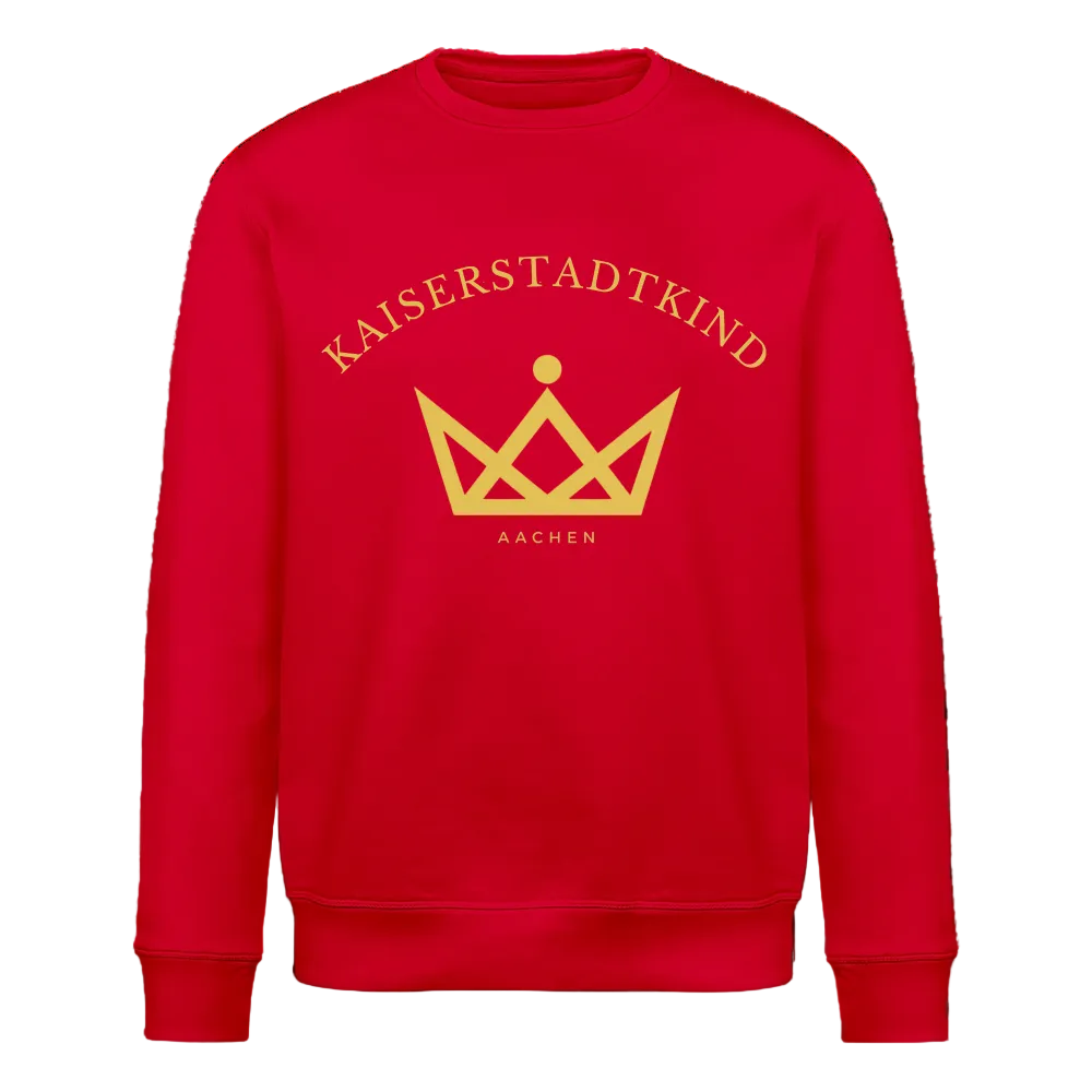 ROLLER Sweatshirt - Gold Front/Back Round - Rot
