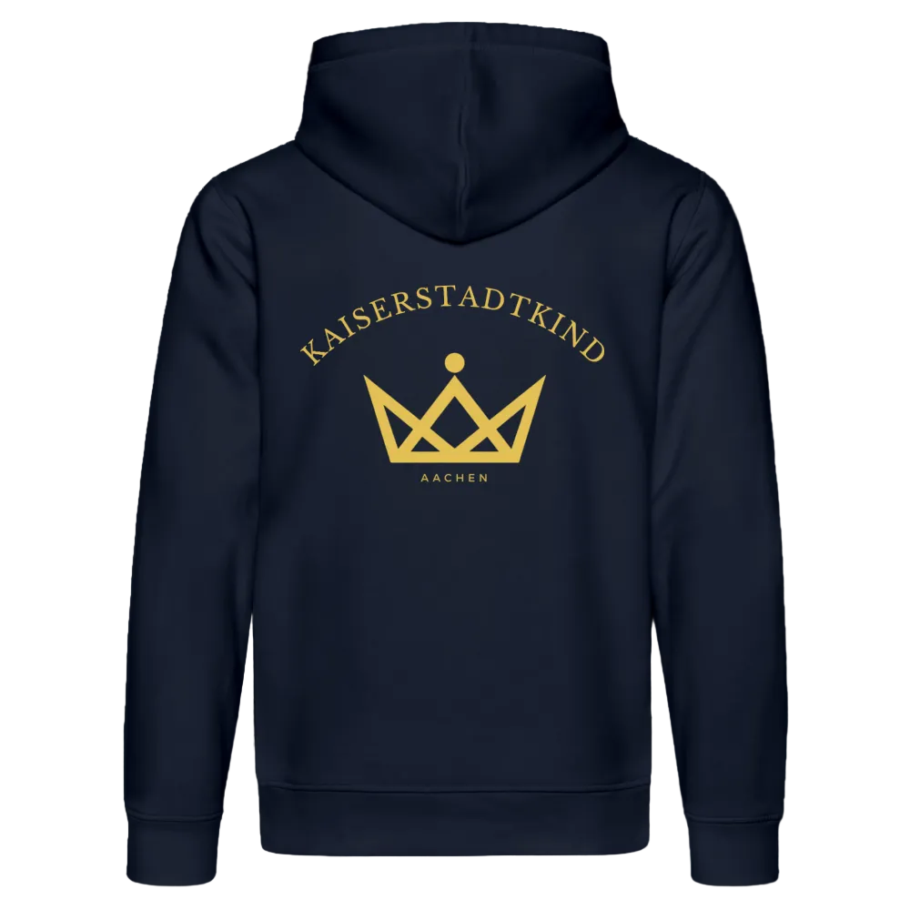 KAISERSTADTKIND Golden Circle - Bio-Hoodie DRUMMER - French Navy