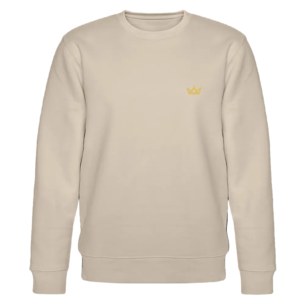 280gr. Golden Crown Edition - CHANGER Organic Sweatshirt - beige