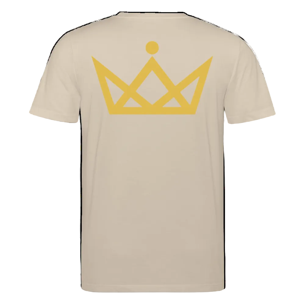 180gr. Golden Letters Edition  - Unisex Organic T-Shirt - beige