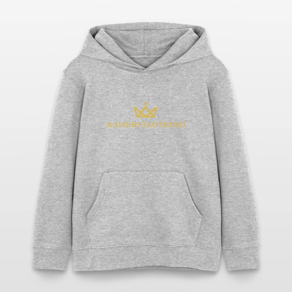 Stanley/Stella Mini Cruiser Kids’ Organic Hoodie - heather grey