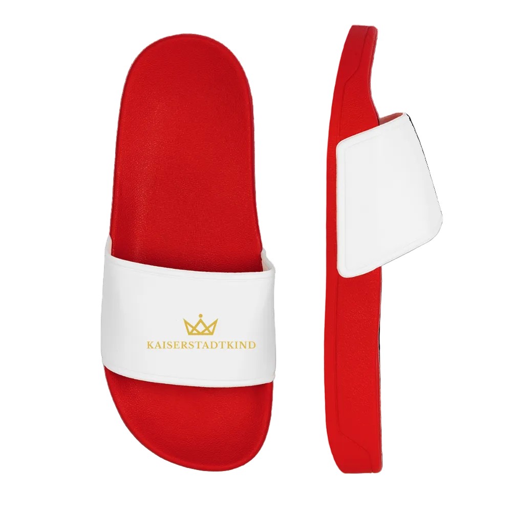 KAISERSTADTKIND Golden Crown - Women’s Pool Sliders - red