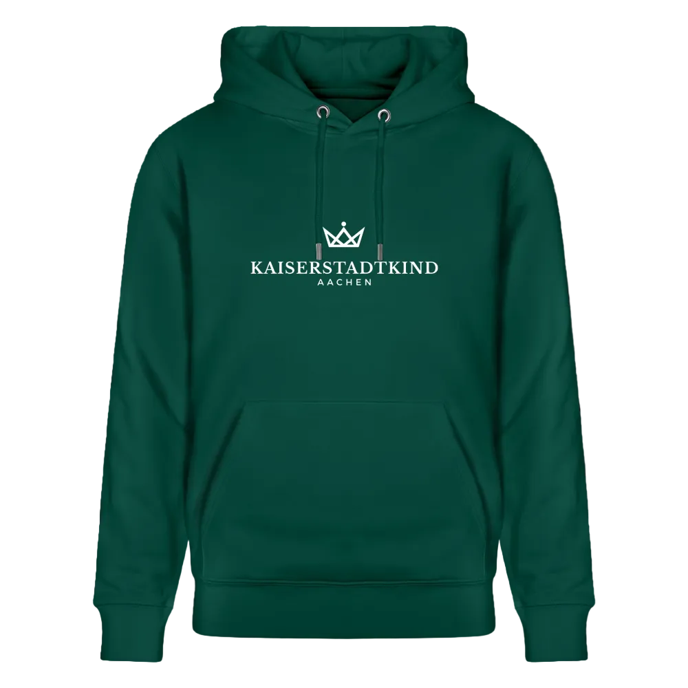 350gr. White Edition - CRUISER  Organic Hoodie - forest