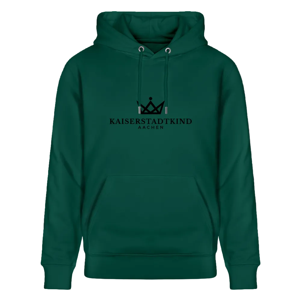350gr. White Edition - CRUISER  Organic Hoodie - Forest