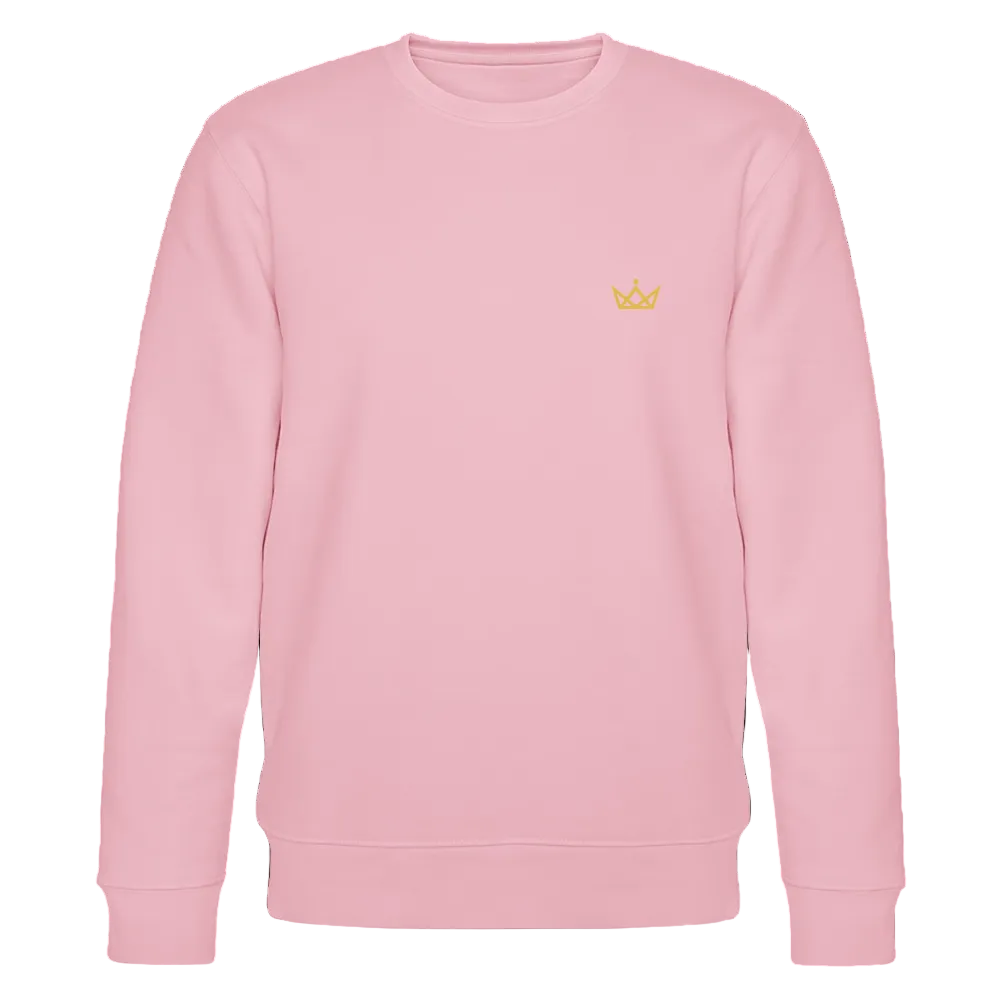 280gr. Golden Crown Edition - CHANGER Organic Sweatshirt - cotton pink