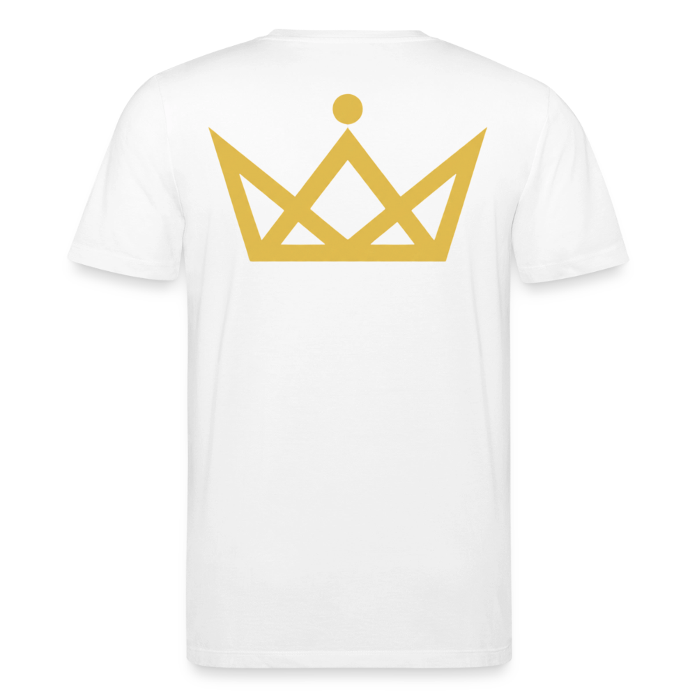 180gr. Golden Letters Edition  - Organic T-Shirt - white